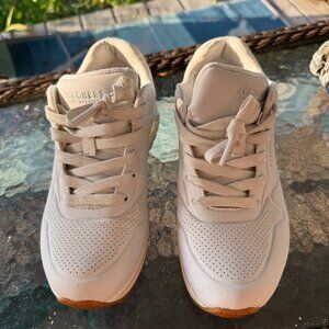 Skechers Steet Uno White Sneakers Size 6